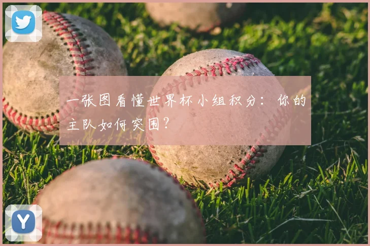 一张图看懂世界杯小组积分：你的主队如何突围？