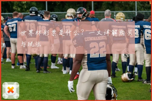 世界杯彩票是什么？一文详解购买与玩法