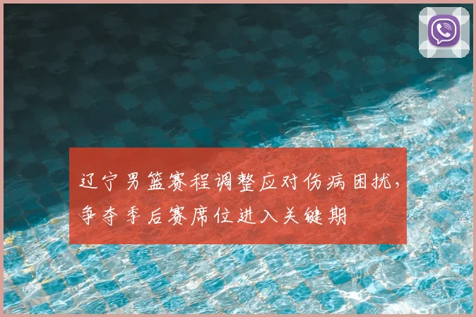 辽宁男篮赛程调整应对伤病困扰，争夺季后赛席位进入关键期