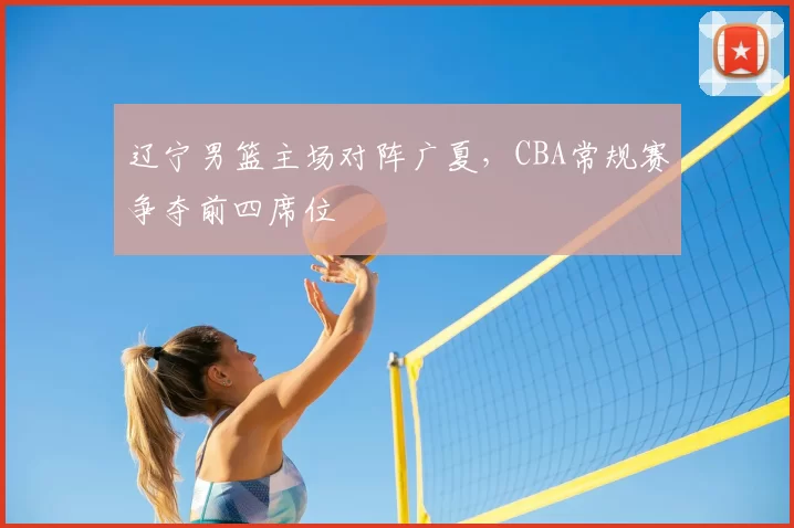 辽宁男篮主场对阵广夏，CBA常规赛争夺前四席位